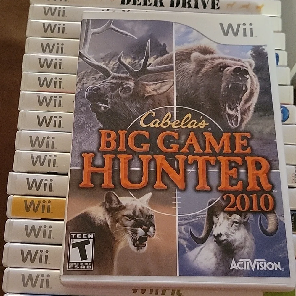 Cabela's Big Game Hunter 2010 - Wii Game No Visible Stratches Original Case